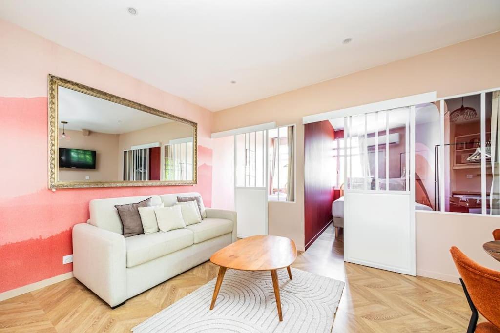 Superbe Rose Pour 6 Avec Sauna Apartment